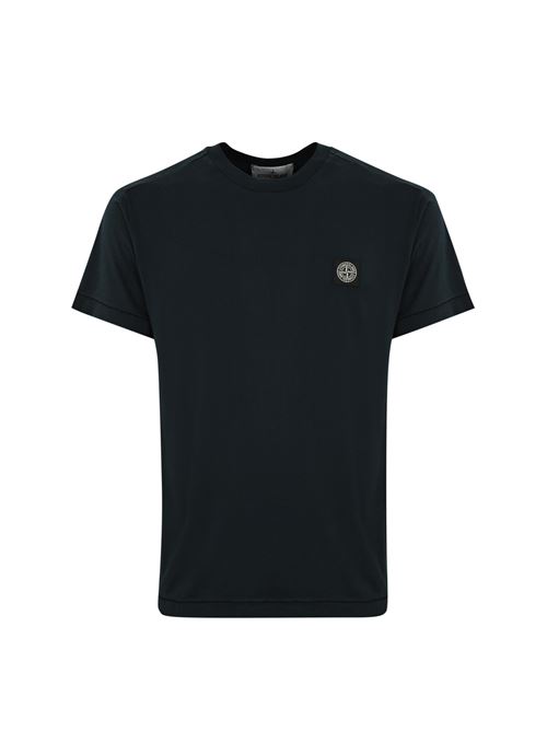 T-shirt con logo navy STONE ISLAND | 811524113A0020